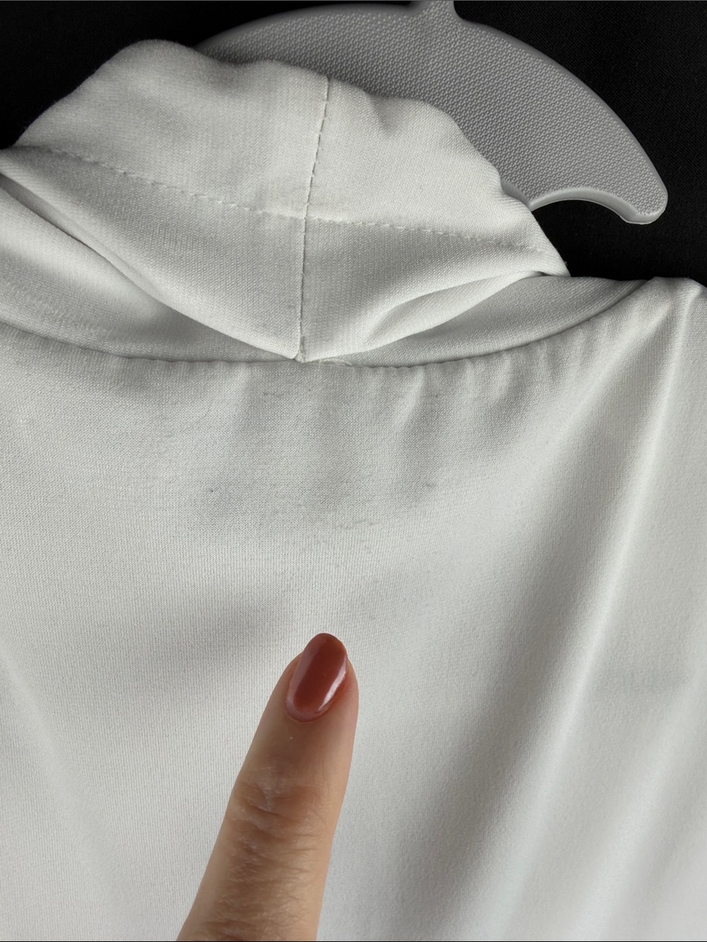 Calvin Klein White V-Neck Draped Sleeveless Camisole - Picture 7 of 8